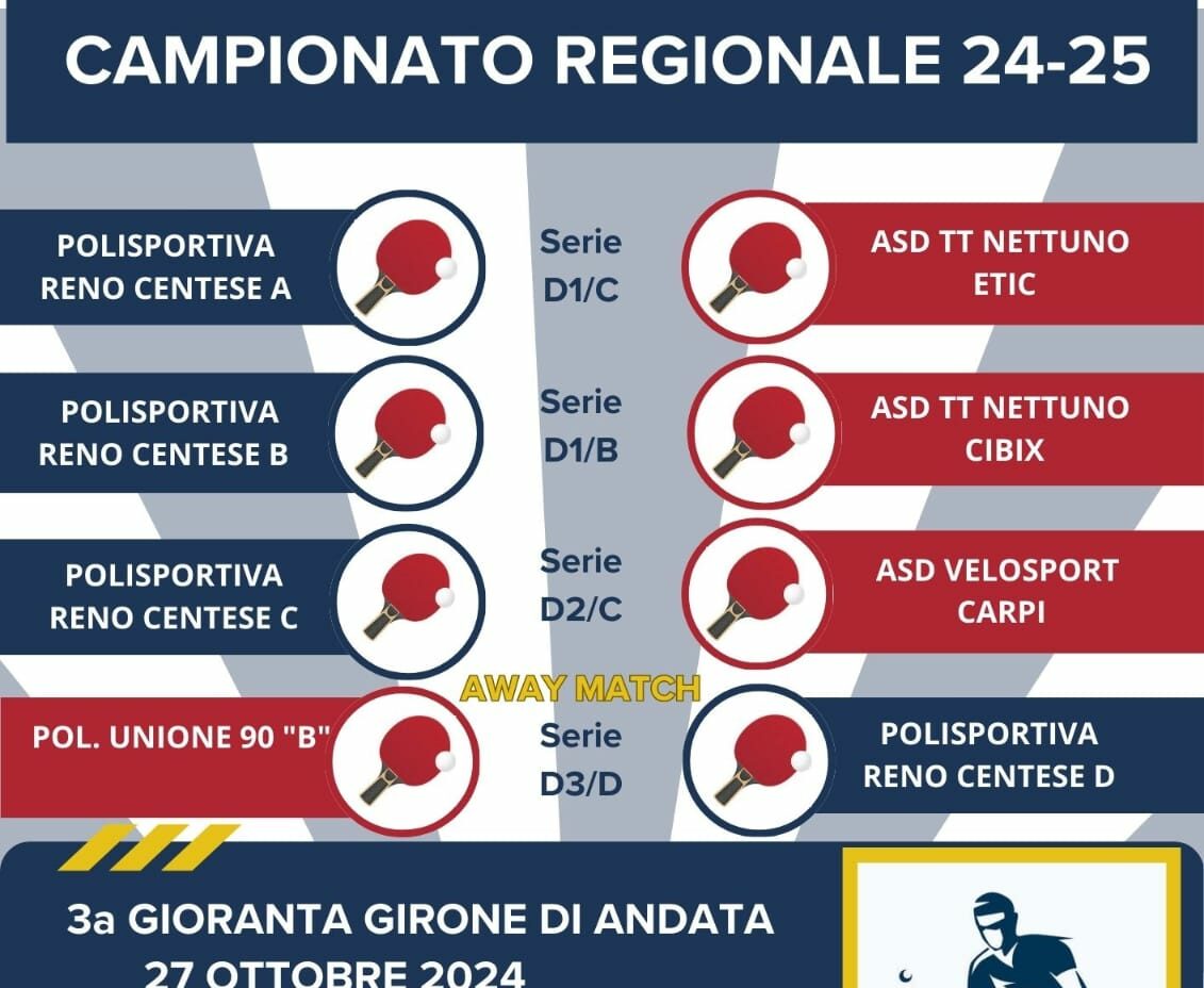 Campionato regionale – 27 ottobre 24