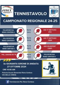 Campionato regionale – 27 ottobre 24