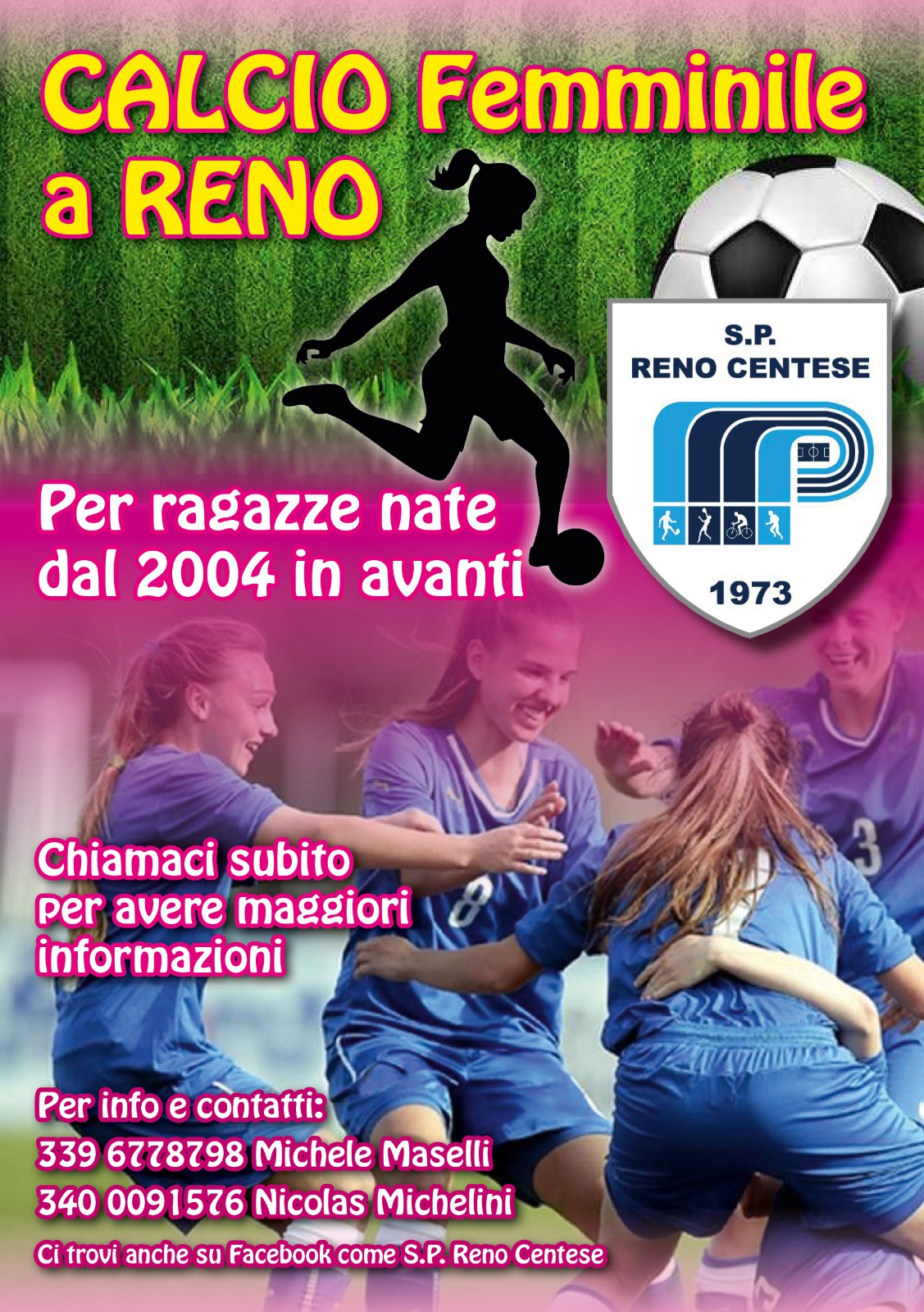 Calcio Femminile a Reno Centese 2021-2022